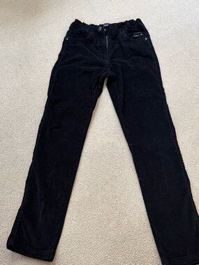 Kids Black Corduroy Pants